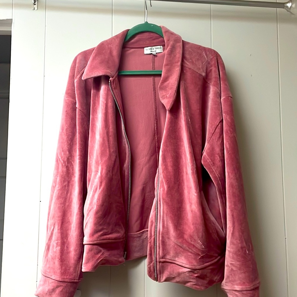 Texture & Thread, jacket, pink, warm